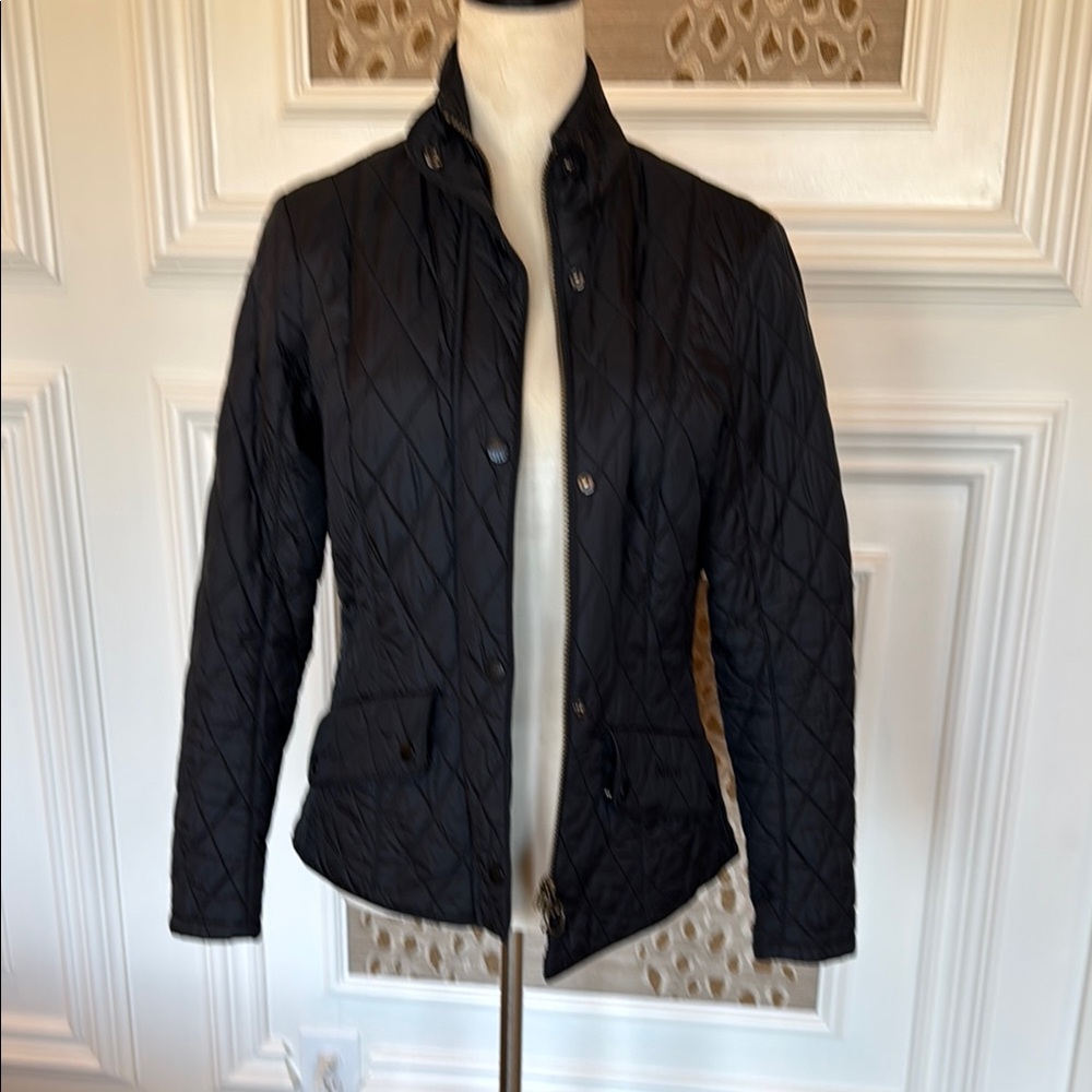 Barbour Flyweight Quilted Jacket - Black
